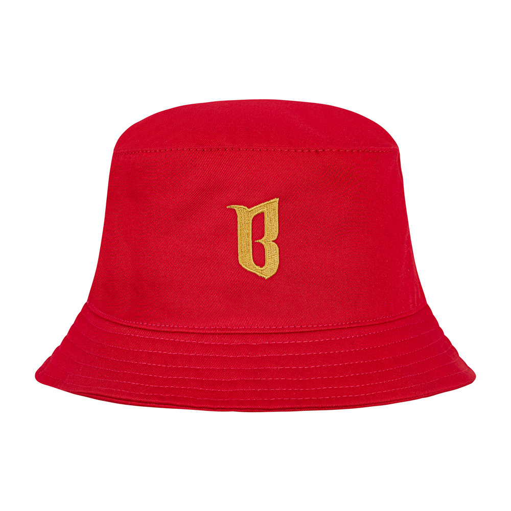 Biuro Ochrony Rapu B Bucket Hat Czerwony