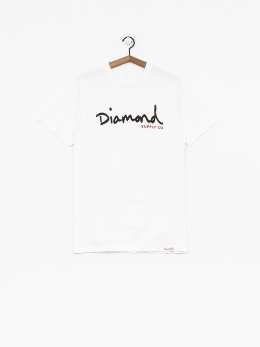 Diamond OG SCRIPT T-Shirt Biały