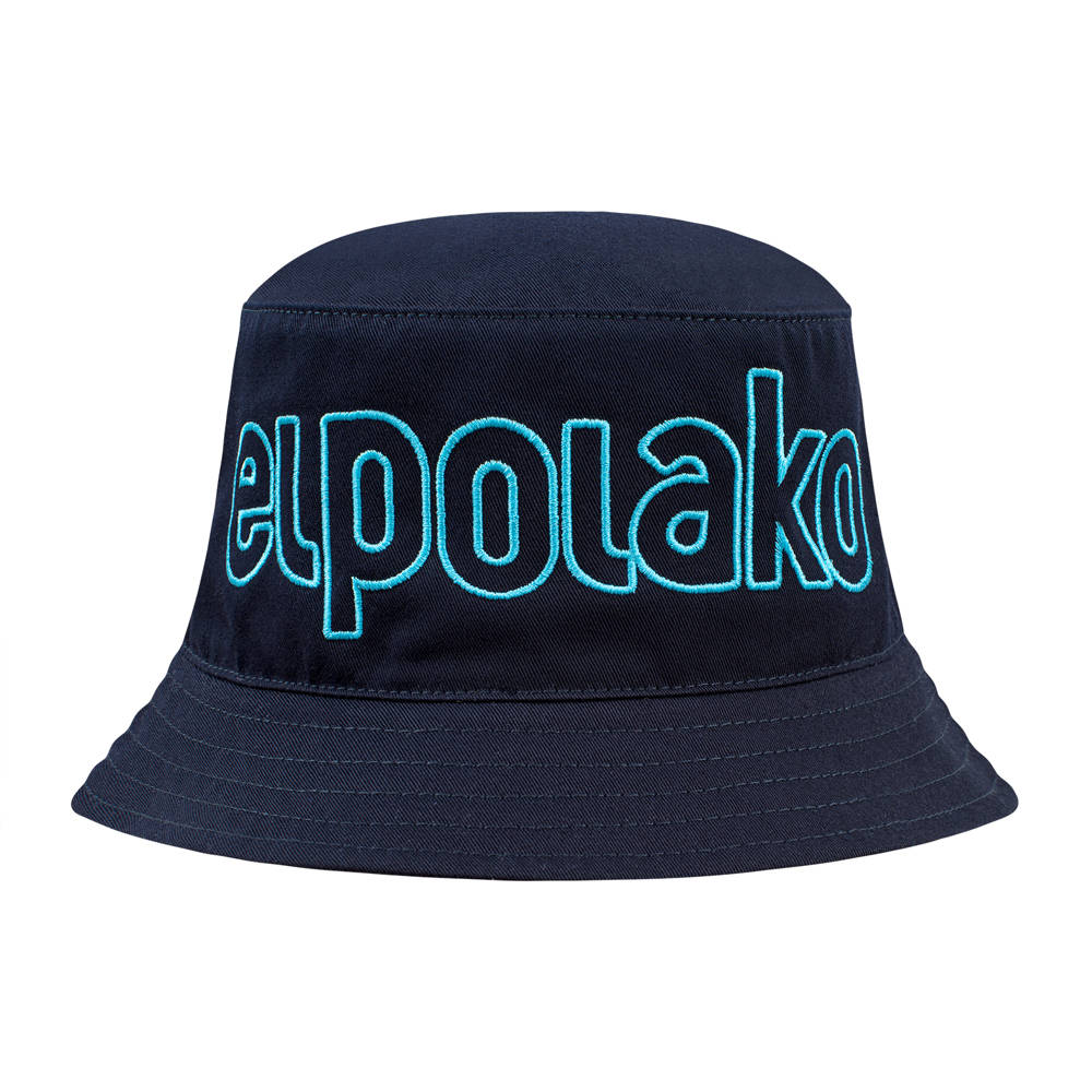 El Polako OUTLINE Bucket Hat Granatowy