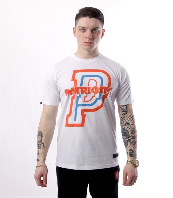 Patriotic-P Pool T-shirt Biały