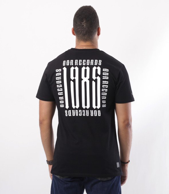 Biuro Ochrony Rapu-Records T-shirt Czarny
