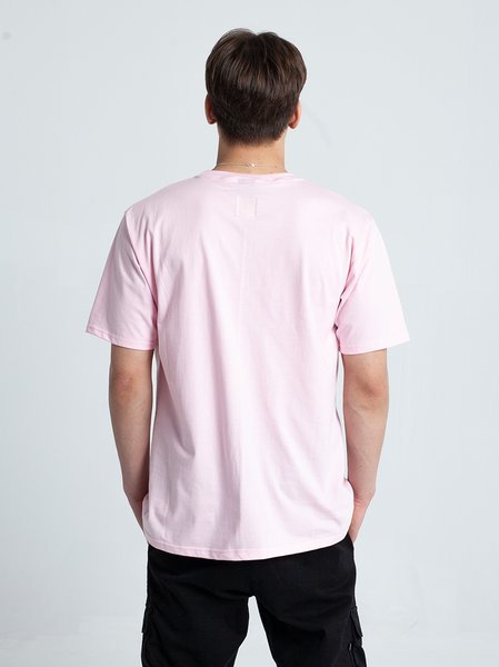 El Polako GEOMETRIC T-Shirt Różowy
