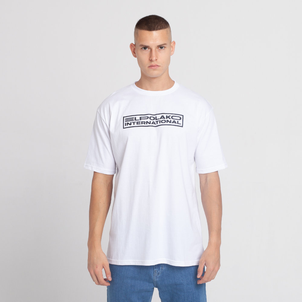 El Polako INTERNATIONAL T-Shirt Biały