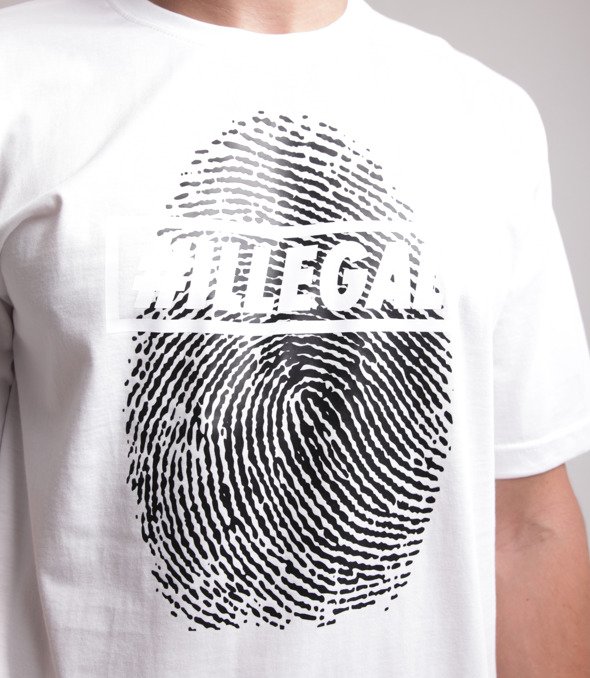 Illegal-Odcisk T-Shirt Biały