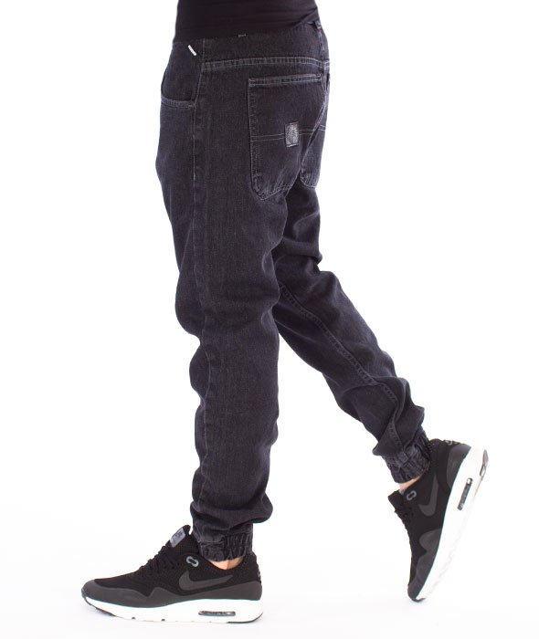 Mass-Base Jogger Pants Sneaker Fit Spodnie Black Rinse