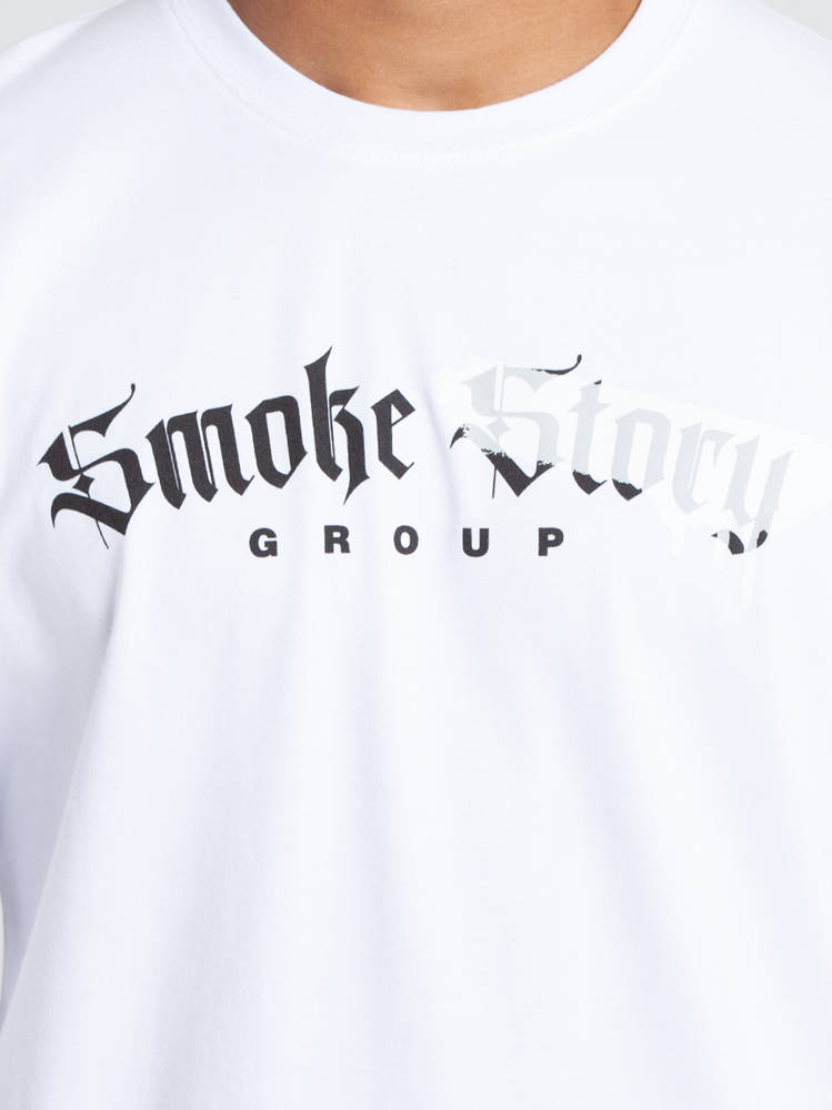 Smoke Story SMOKE ##### Longsleeve Biały