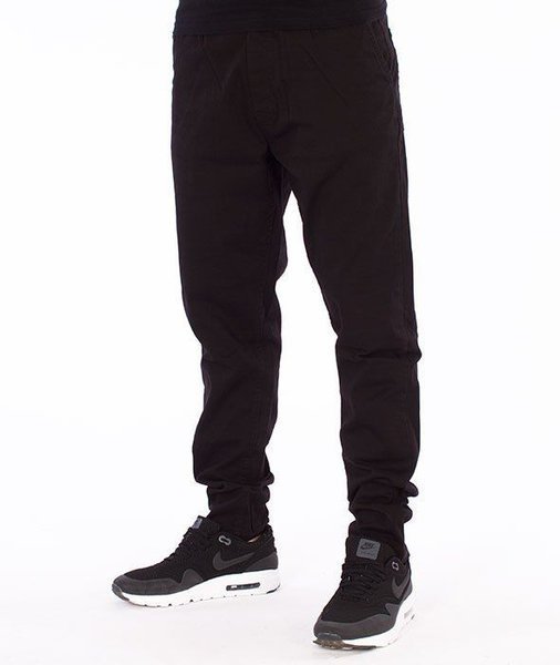 SmokeStory-Jeans Stretch Skinny Guma Spodnie Czarne