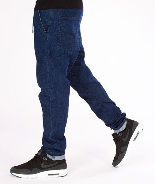 SmokeStory-Stretch Skinny Jeans z Gumą Spodnie Medium