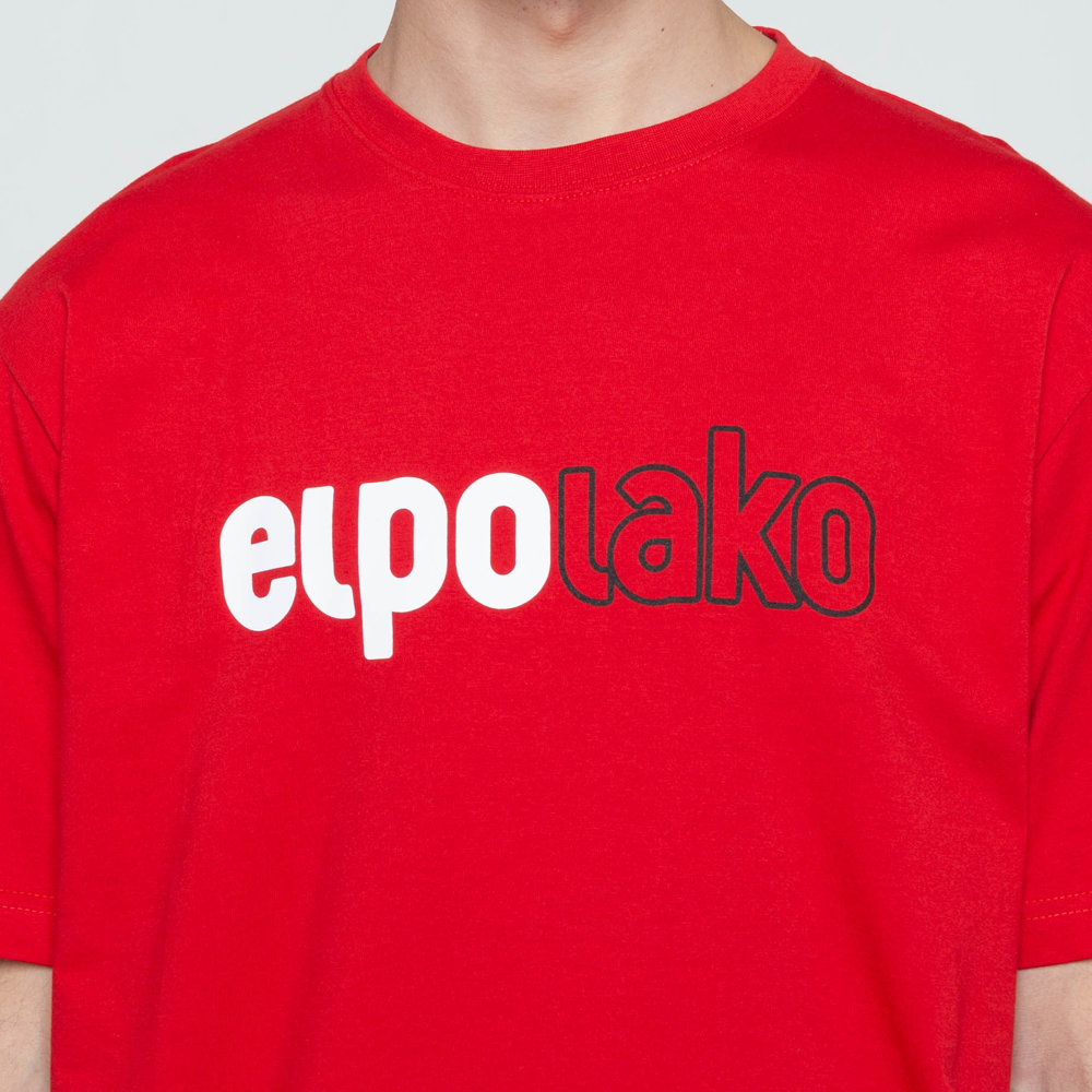 T-Shirt El Polako full out Czerwony