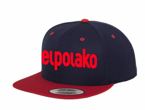 El Polako CLASSIC Snapback Granatowy/Czerwony