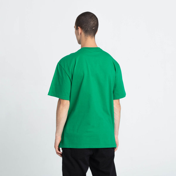 T-Shirt Smoke Story Oval Frame Basic Logo Zielony